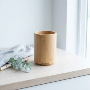 Bamboo Utensil Crock