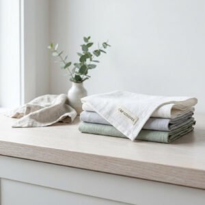Linen Tea Towel Trio